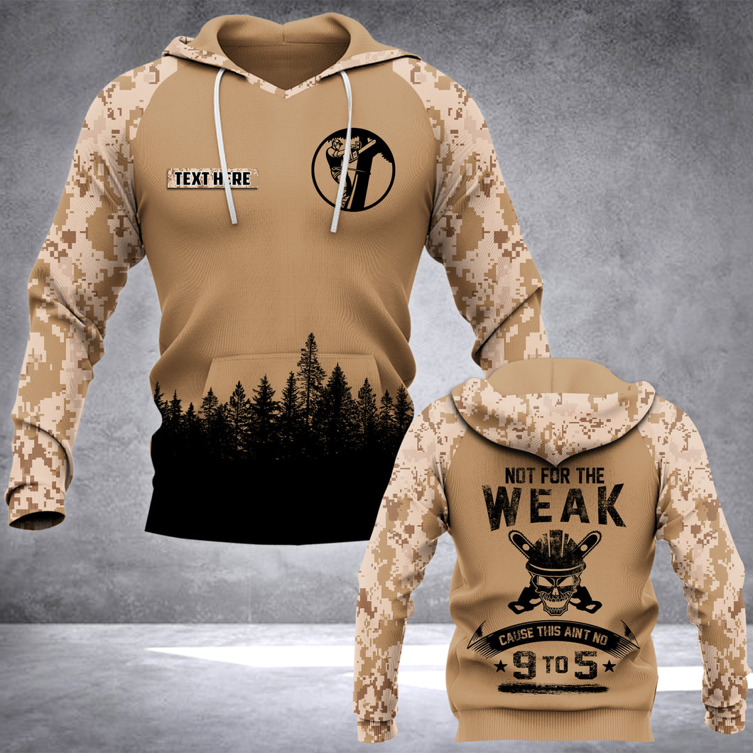 ARBORIST CAMO CUSTOMIZE HOODIE 3D PRINTED