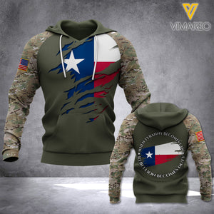 Texas HOODIE 3D TL83 LAW