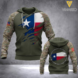 Texas HOODIE 3D TL83 LAW