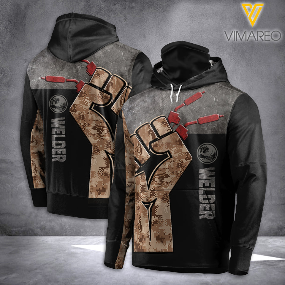 VH Welder mask HOODIE 3D ALL PRINT 2202 HMD