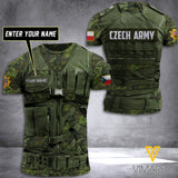 PHN Personalized Czech Army 3D Printed Shirt APR-DT08