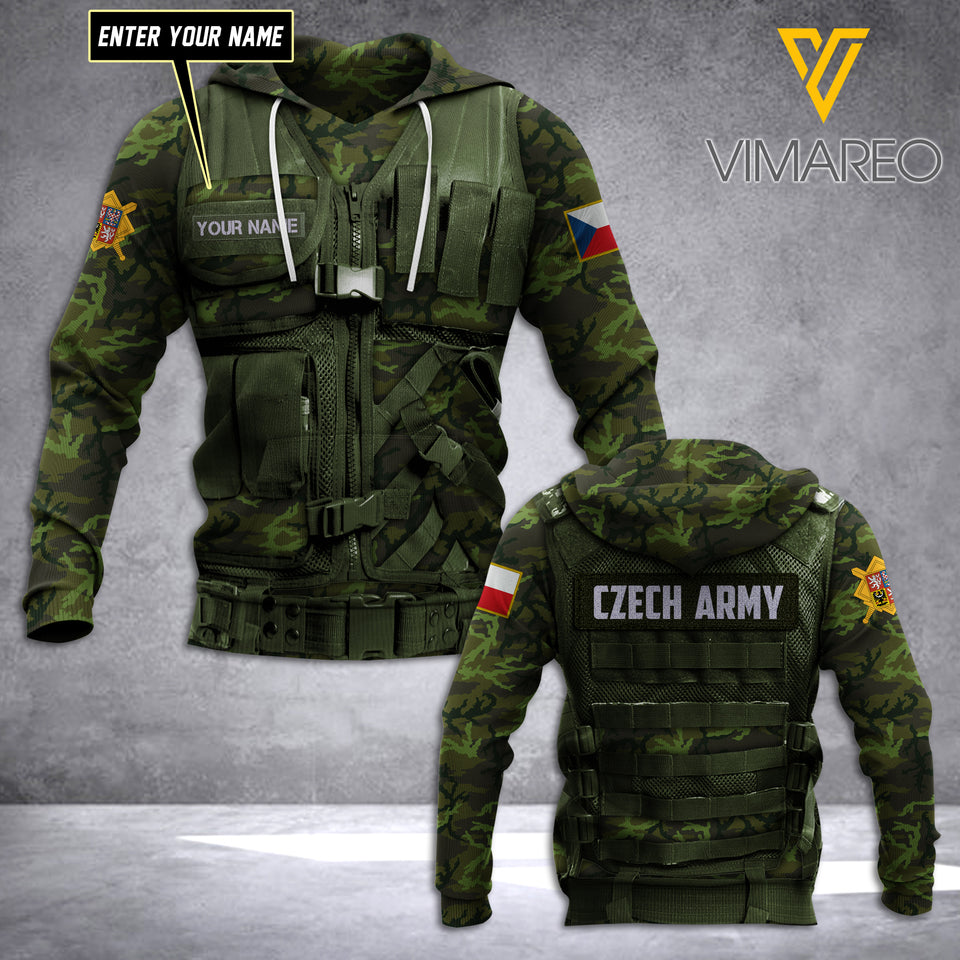 PHN Personalized Czech Army 3D Printed Shirt APR-DT08