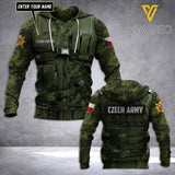 PHN Personalized Czech Army 3D Printed Shirt APR-DT08