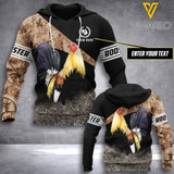 PHN PERSONALIZED ROOSTER HOODIE PRINTED JUE-DT10