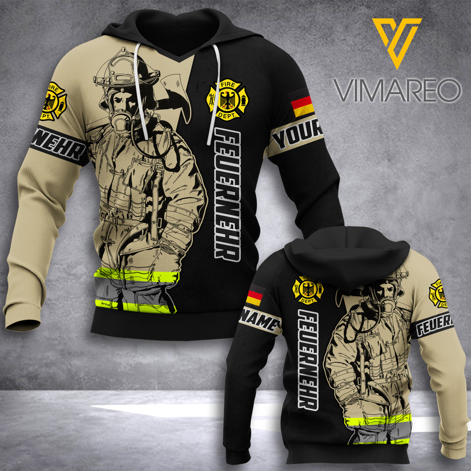 PHN PERSONALIZED GERMAN FEUERNEHR HOODIE 3D PRINTED APR-LN02