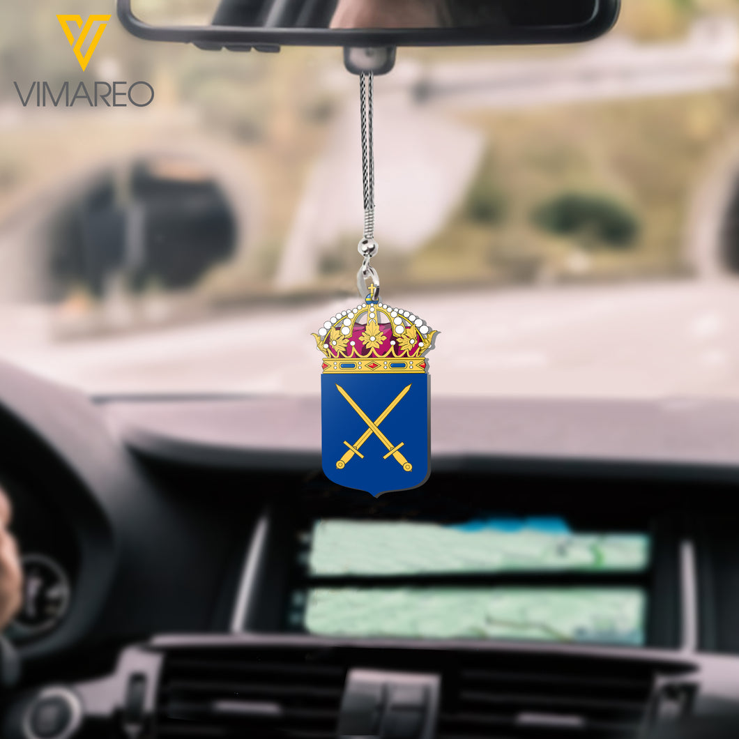 VMAH SWEDEN ARMY CAR HANGING ORNAMENT MAR-DT08