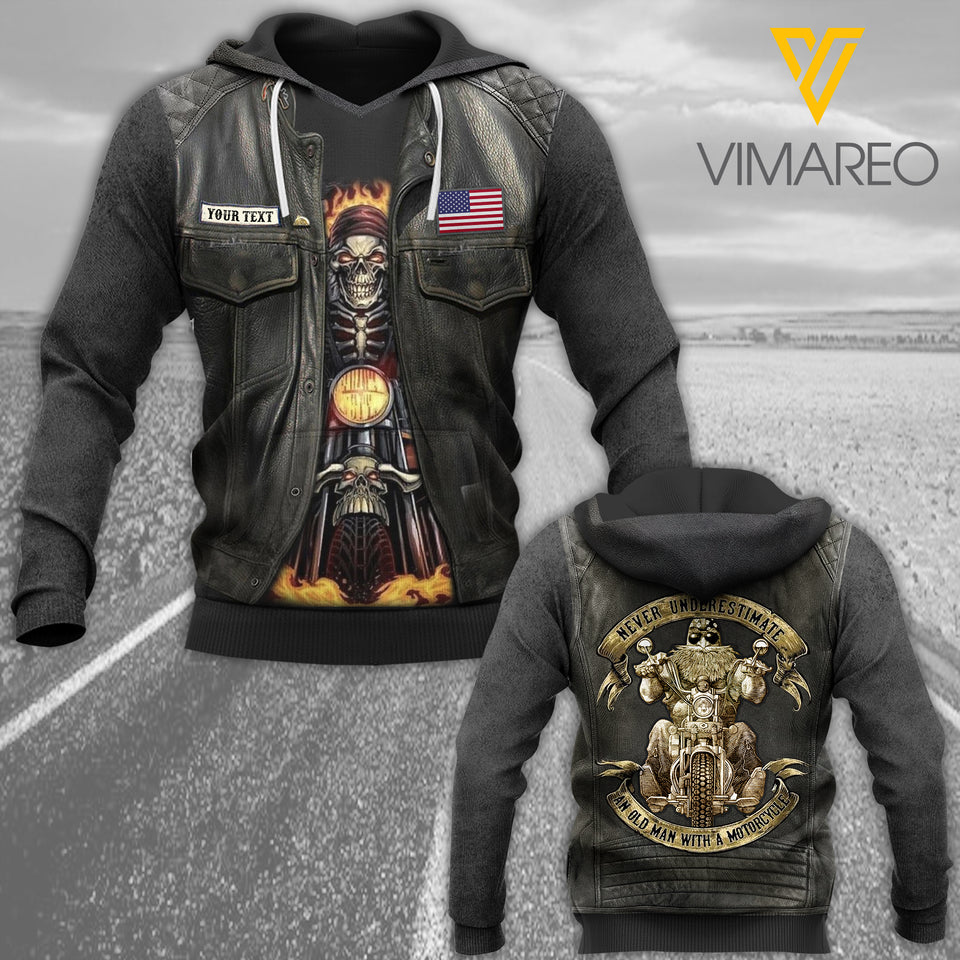 PHN PERSONALIZED MOTOCYCLE HOODIE 3D PRINTED MAY-DT12