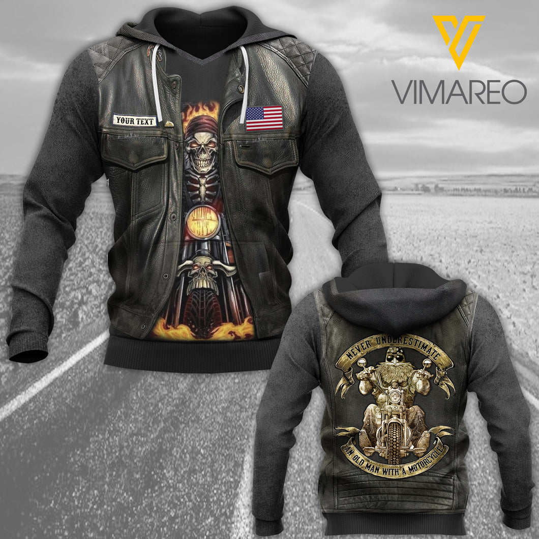 PHN PERSONALIZED MOTOCYCLE HOODIE 3D PRINTED MAY-DT12