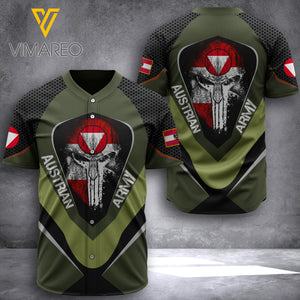 PHN Austria Army Baseball Shirt Printed APR-DT09