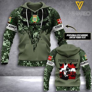 PHN PERSONALIZED DANISH VETERAN HOODIE 3D PRINTED MAY-LN12
