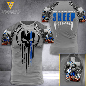 PHN Swiss Thin Blue Line TSHIRT 3D PRINTED AUG-QH27