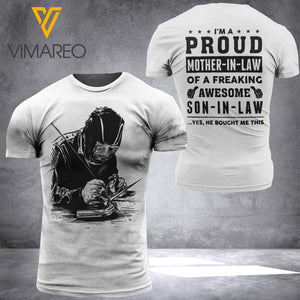 PHN HAPPY MOTHER'S DAY - SON IN LAW WELDER TSHIRT PRINTED APR-QH09