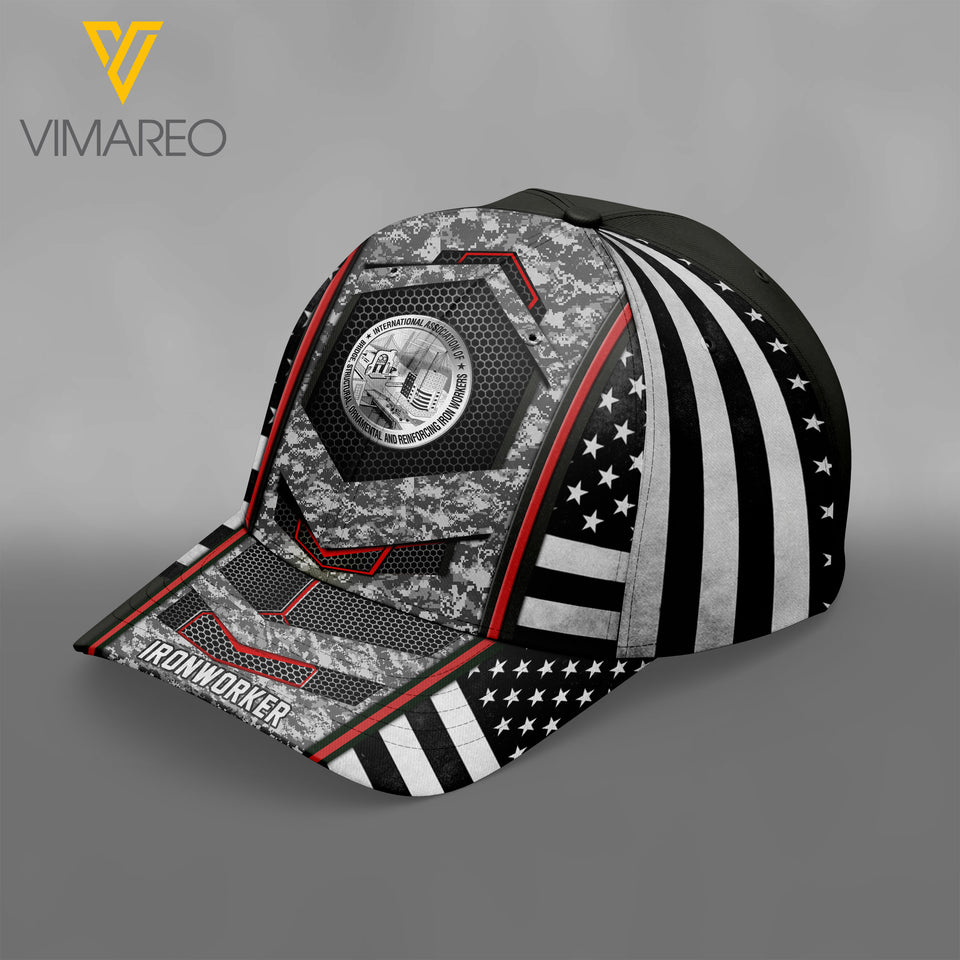 Ironworker Flag Peaked cap 3D dh 2602