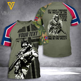 Customized Norway Soldier 3D Printed Combat Shirt EZHQ110621