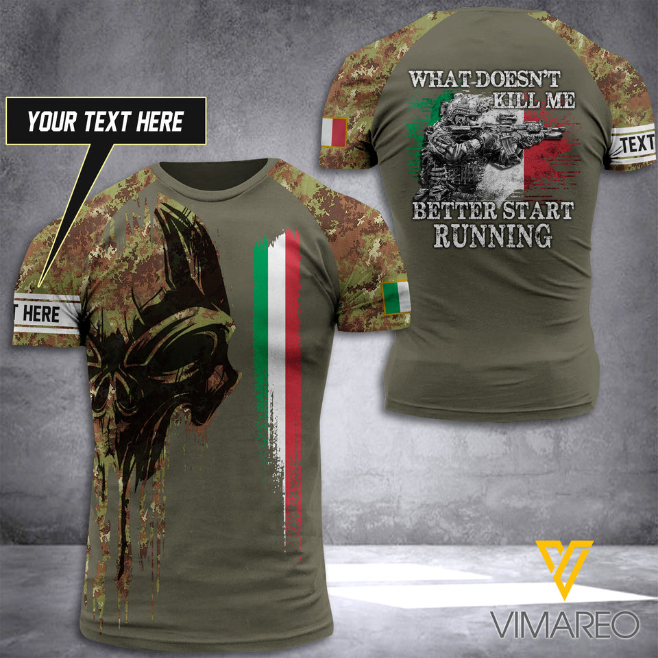 Customized Italian Soldier 3D Printed Combat Shirt EZQ40521