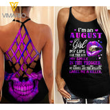 August Girl Criss-Cross Open Back Camisole Tank Top ZQ2403