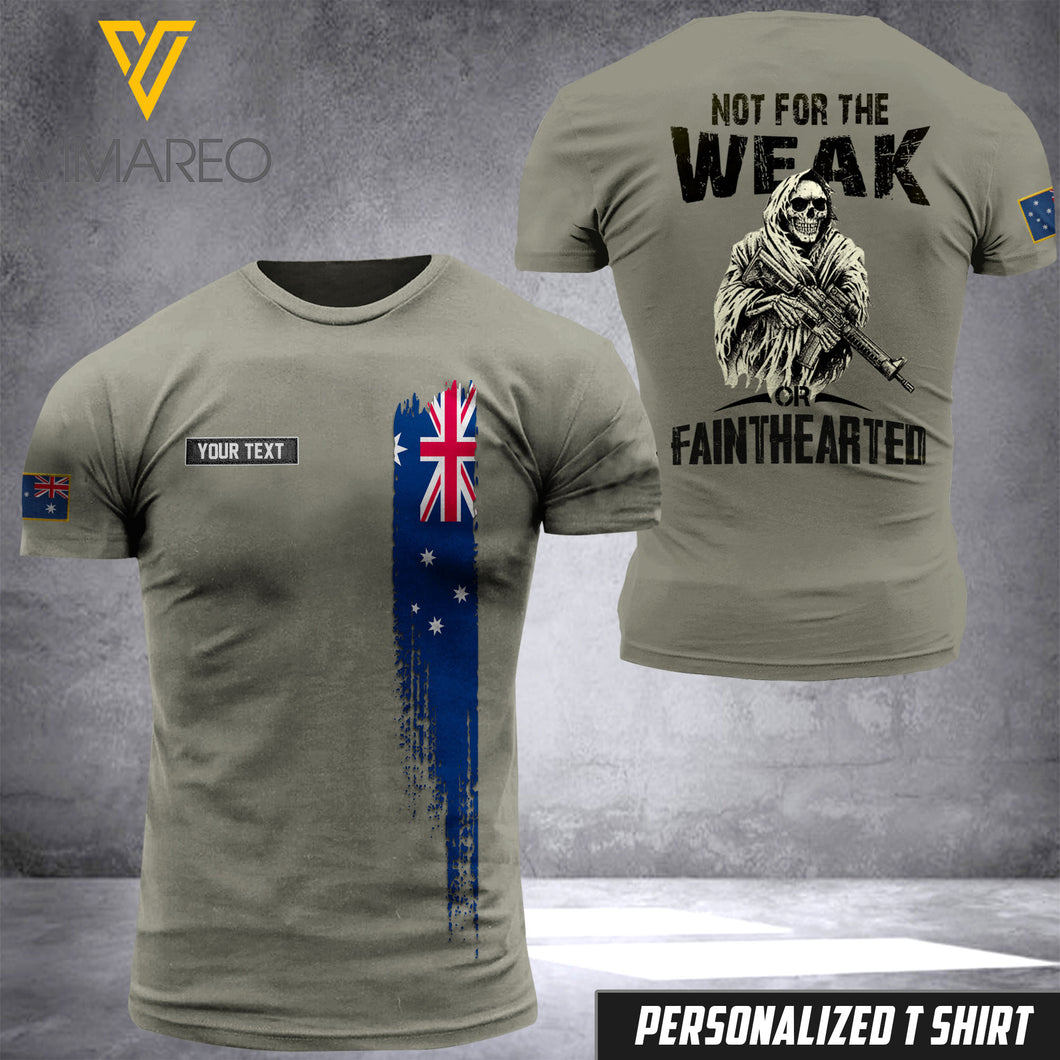Customized Australian soldier 3D Printed Shirt Not for the weak EZQ074