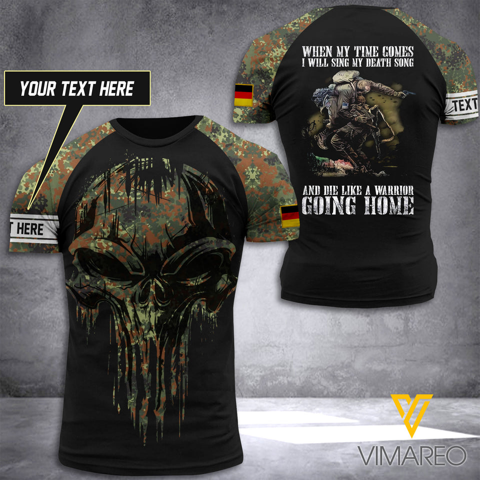 Customized German Soldier 3D Printed Combat Shirt EZHQ0406