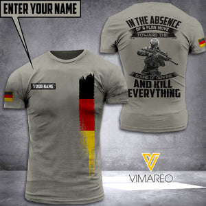 Customized German Soldier 3D PRINTED SHIRT VQ250122