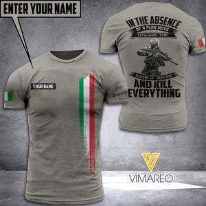 Customized Italian Soldier 3D PRINTED SHIRT VQ250122