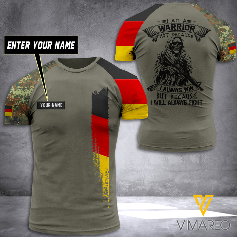 Customized German warrior 3D Printed Combat Shirt EZD090621