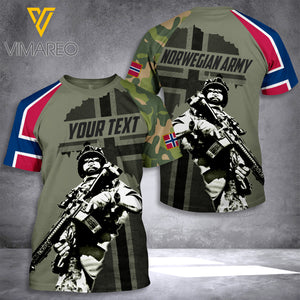 Customized Norway Soldier 3D Printed Combat Shirt EZT100621