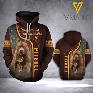 Pitbull hoodie 3d printed VM0903