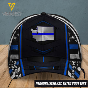 Washington Blue line Peaked cap 3D dh