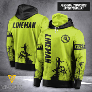 Lineman Basic Mask Hoodie 3d printed dh 2202ĐT