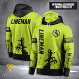 Lineman Basic Mask Hoodie 3d printed dh 2202ĐT