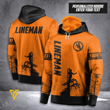 Lineman Basic Mask Hoodie 3d printed dh 2202ĐT
