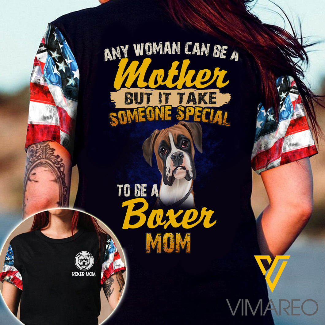 Boxer Mom 3d Printed Shirt EZT0107