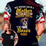Boxer Mom 3d Printed Shirt EZT0107