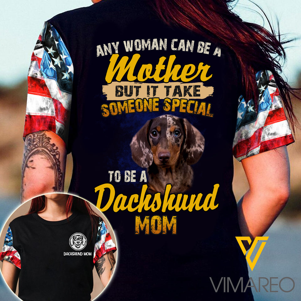 Dachshund Mom 3d Printed Shirt EZT0107