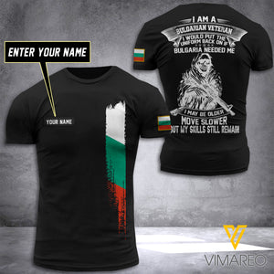 Customized Bulgaria Soldier 3D Printed Shirt EZT074