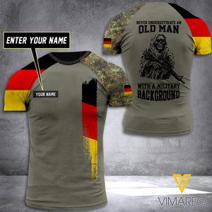 Customized German Soldier 3D Printed Combat Shirt EZNQ084