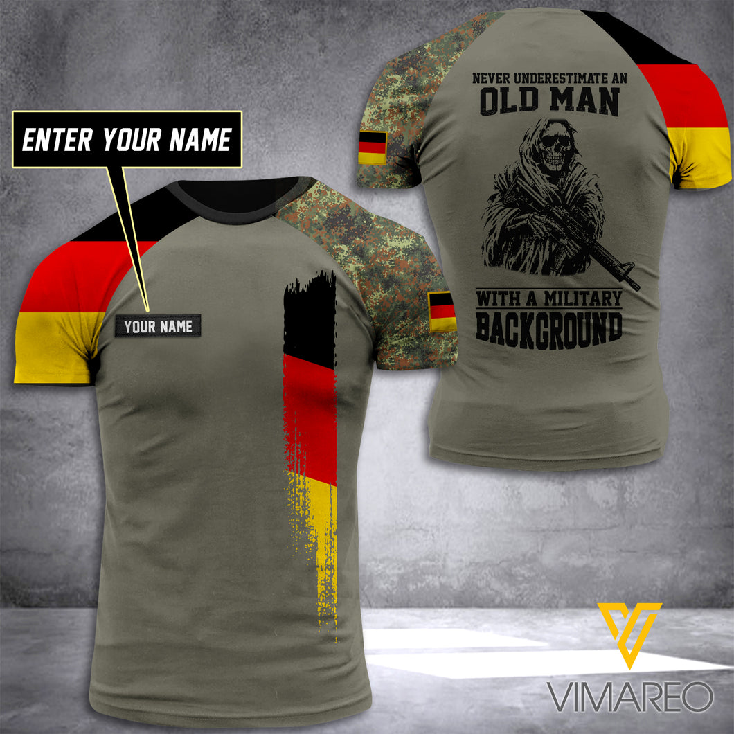 Customized German Soldier 3D Printed Combat Shirt EZNQ084