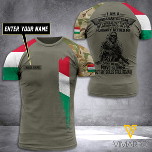 Customized Hungary Soldier 3D Printed Combat Shirt EZT084