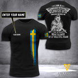Customized Sweden Soldier 3D Printed Shirt ZT064
