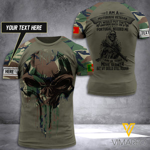 Customized Portugal Soldier 3D Printed Combat Shirt EZT070621