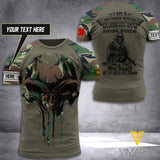 Customized Portugal Soldier 3D Printed Combat Shirt EZT070621