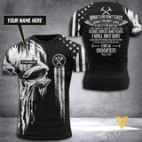 Customized Roofer 3D Printed Combat Shirt EZT60521