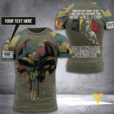 Customized Belgian Soldier 3D Printed Combat Shirt EZT030621