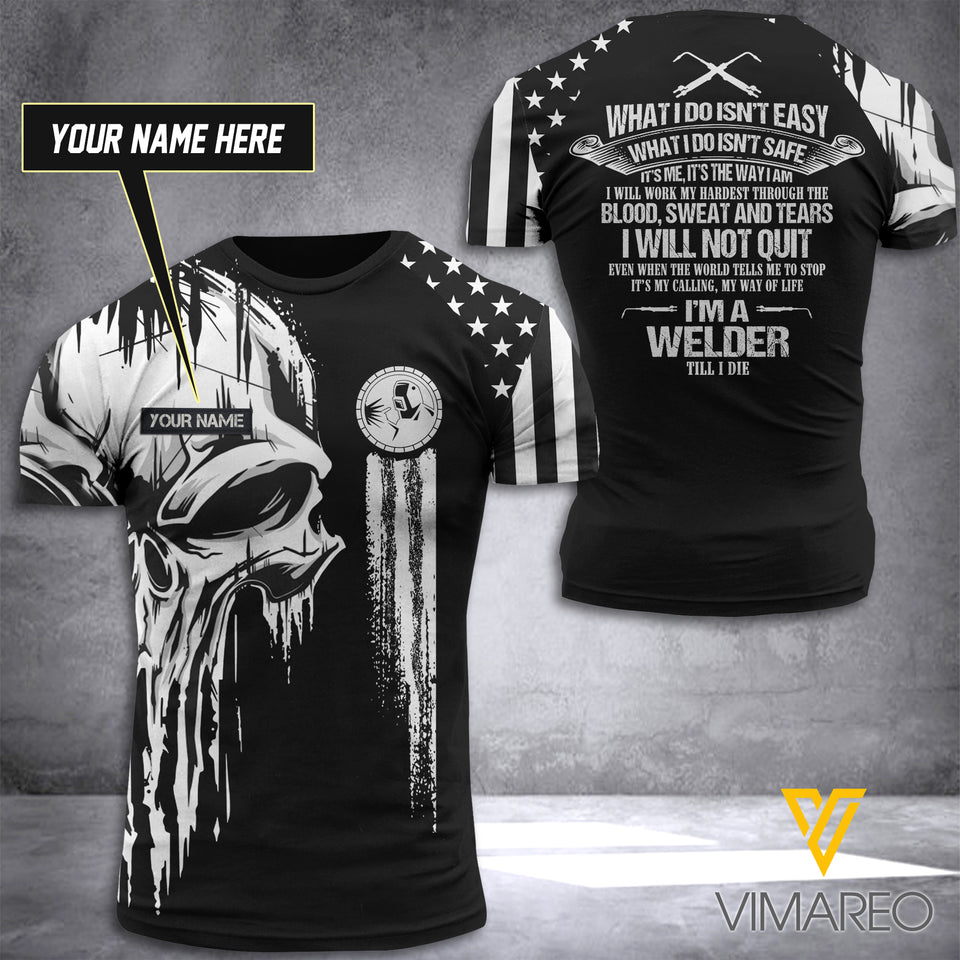 Customized Welder 3D Printed Combat Shirt EZT60521