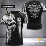 Customized Welder 3D Printed Combat Shirt EZT60521