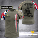 Customized British Soldier 3D Printed Combat Shirt EZT104