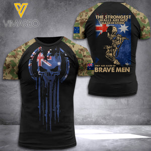 Australian Soldier T SHIRT 3D PRINTED LQ252