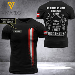 Customized Austria Soldier 3D Printed Combat Shirt EZQ230621