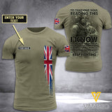 Customized British Soldier 3D PRINTED SHIRT 250122