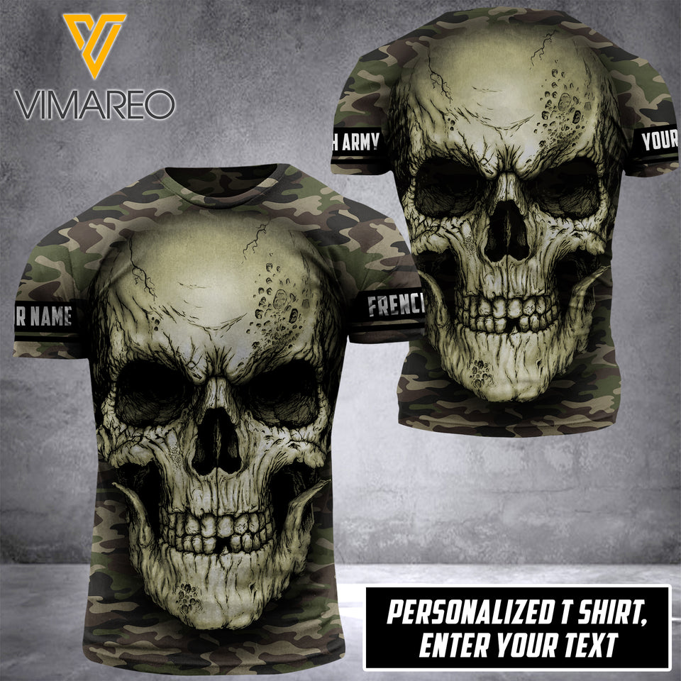 Customized French Soldier 3D Printed Combat Shirt EZQ020621